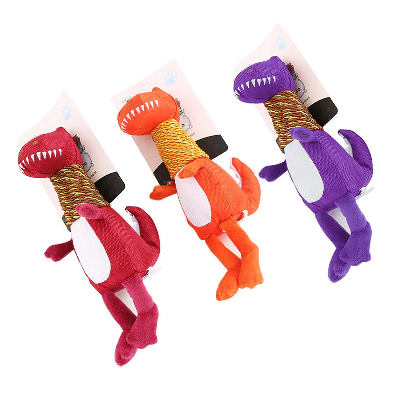 Dinosaur Soft Toy with Sound and Chew Features