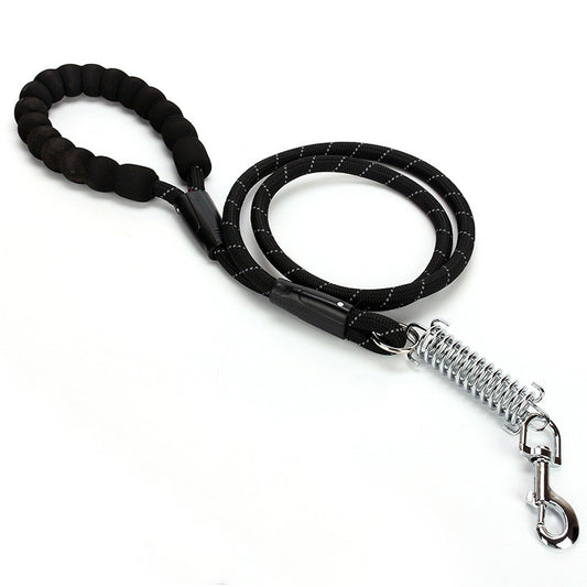 Spring Explosion-Proof Pet Leash with Reflective Nylon