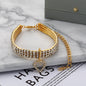 Three-Row Stretch Rhinestone Pet Collar for Cats & Dogs