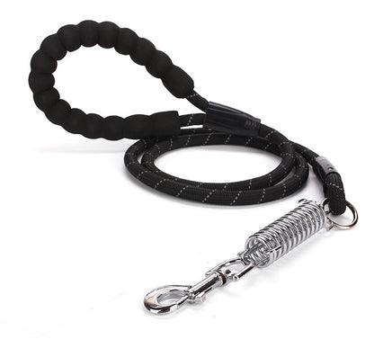 Spring Explosion-Proof Pet Leash with Reflective Nylon