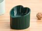 Practical Durable Ceramic Pet Bowl with Inclined Mouth