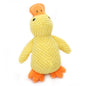 Crinkle Duck Dog Soft Toy with Squeaker