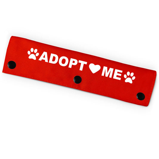 Adopt Me Pet Leash for Dogs Funny Dog Leash Wrap for Pet Dog Lovers Owners Gift (Red)