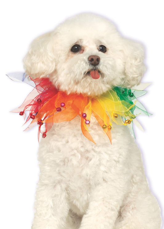 Rubies Fancy Rainbow Pet Collar Small/Medium