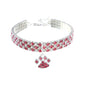 Diamond Mixed Color Elastic Pet Collar for Dogs & Cats