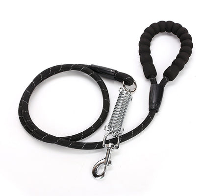 Spring Explosion-Proof Pet Leash with Reflective Nylon