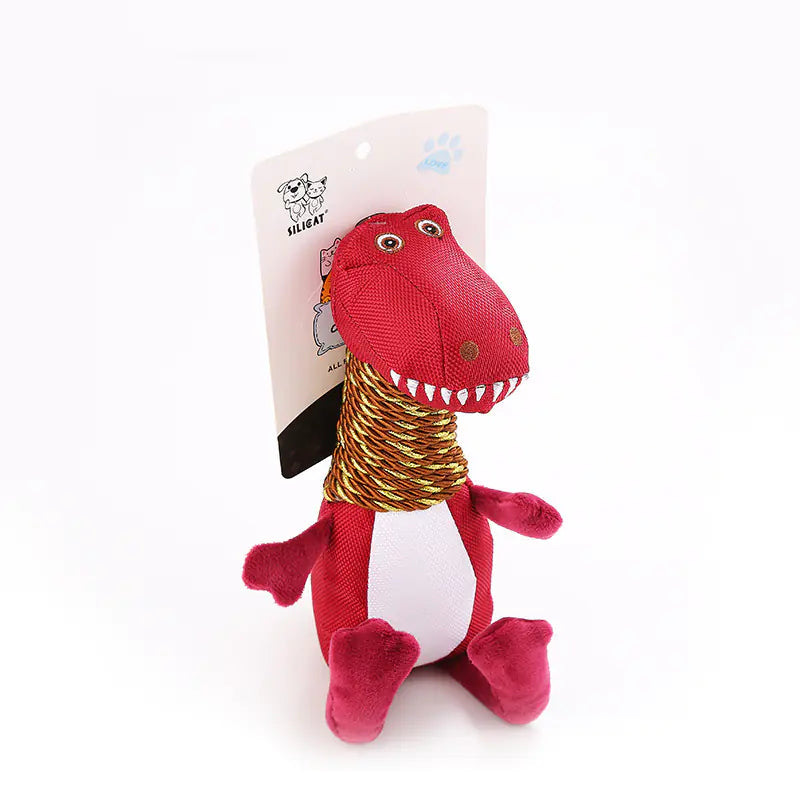 Dinosaur Soft Toy with Sound and Chew Features