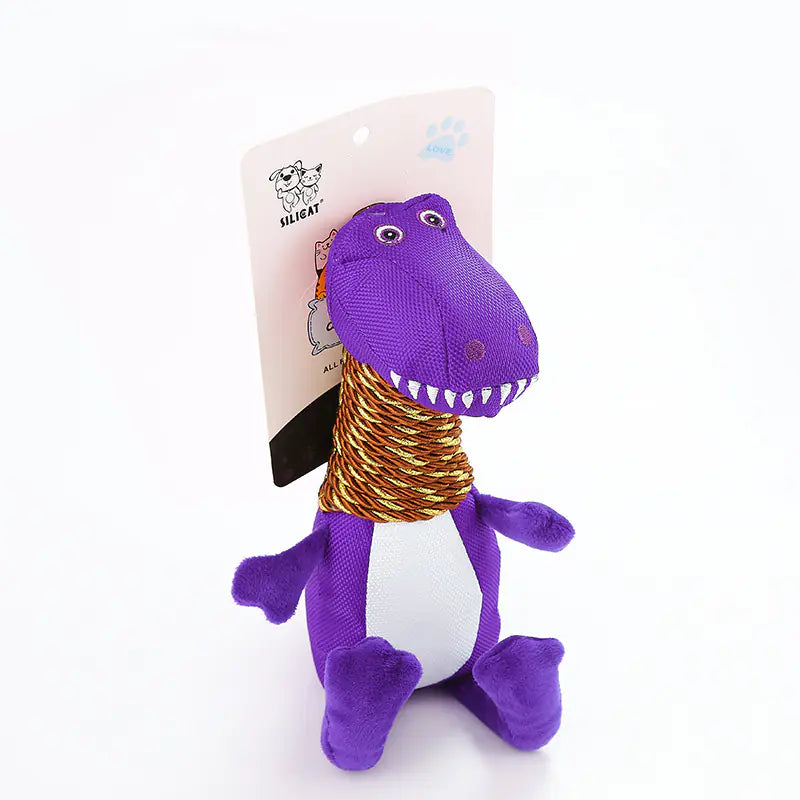 Dinosaur Soft Toy with Sound and Chew Features
