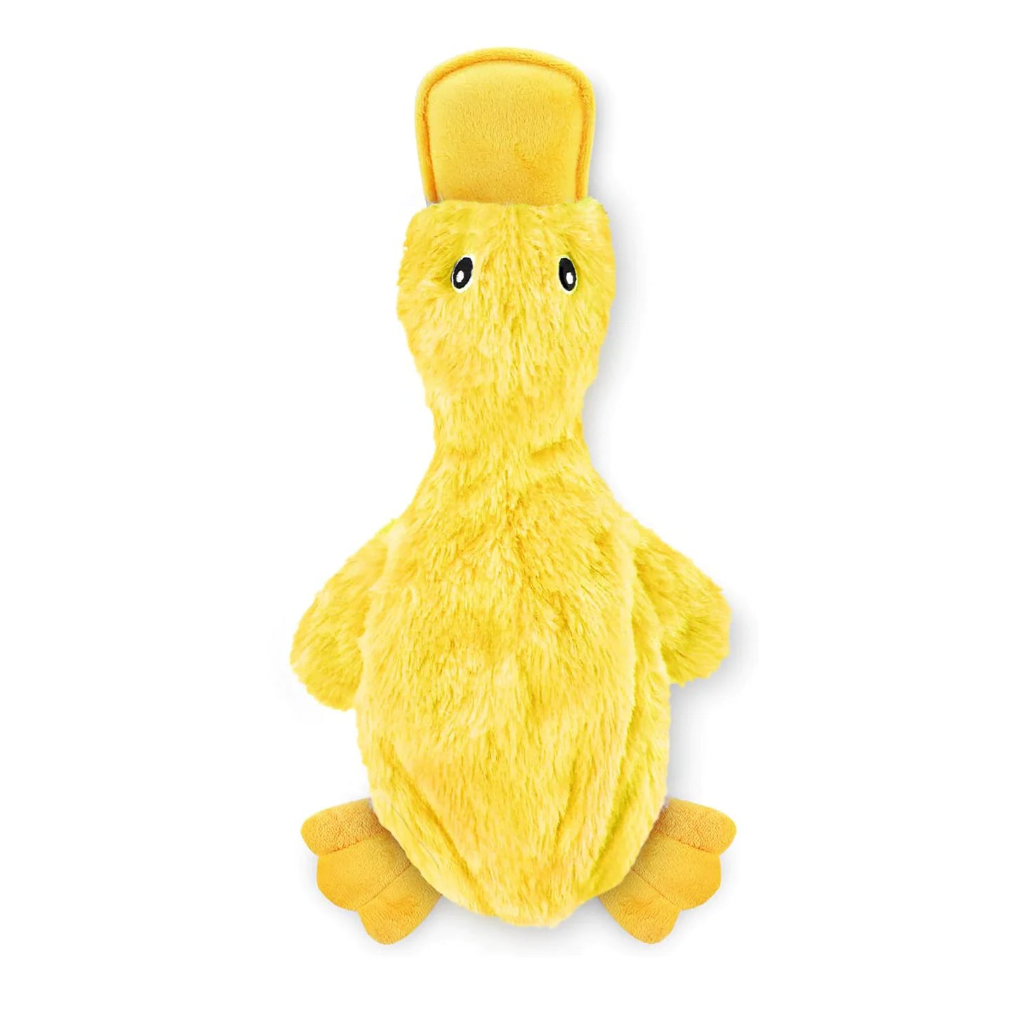 Crinkle Duck Dog Soft Toy with Squeaker