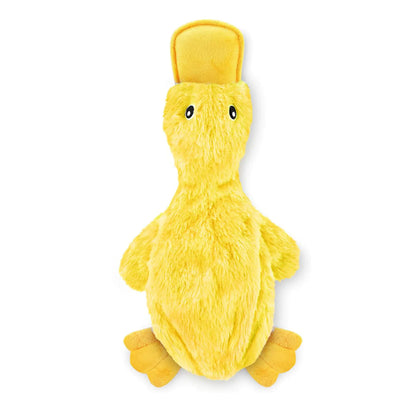Crinkle Duck Dog Soft Toy with Squeaker